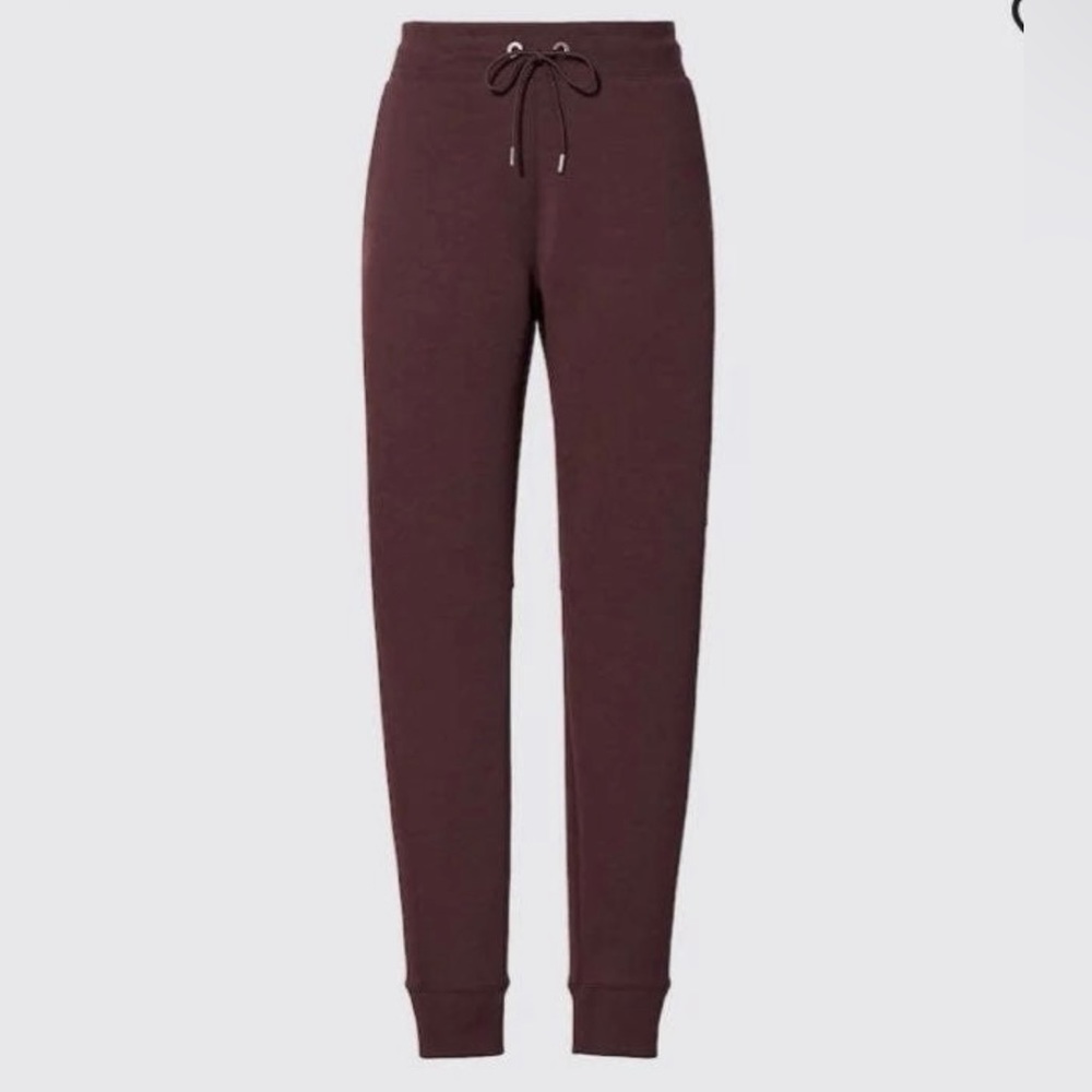 NWT Jil Sander X Uniqlo +J dry sweat pant. Wine color. Size XS
